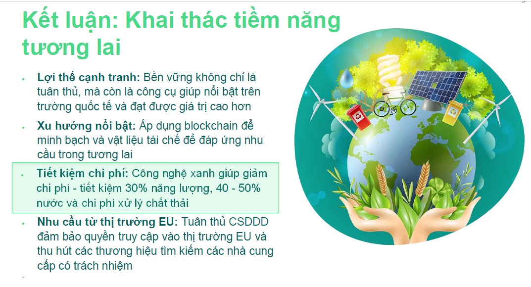 VICO Logistics - Bền Vững là xu hướng hiện tại và tương lai của nhà máy may 